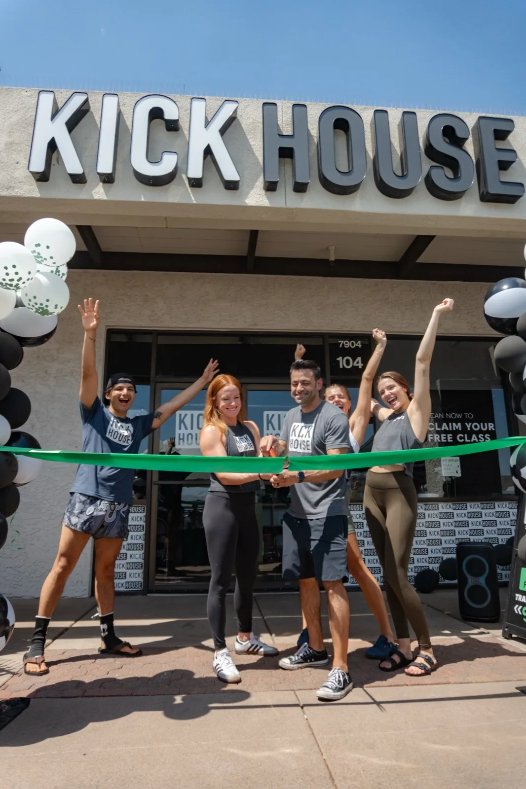 A KickHouse studio opening day