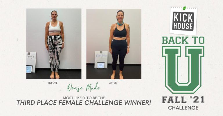 denise made back to u challenge 3rd place winner