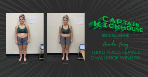 captain kickhouse challenge female third place winner
