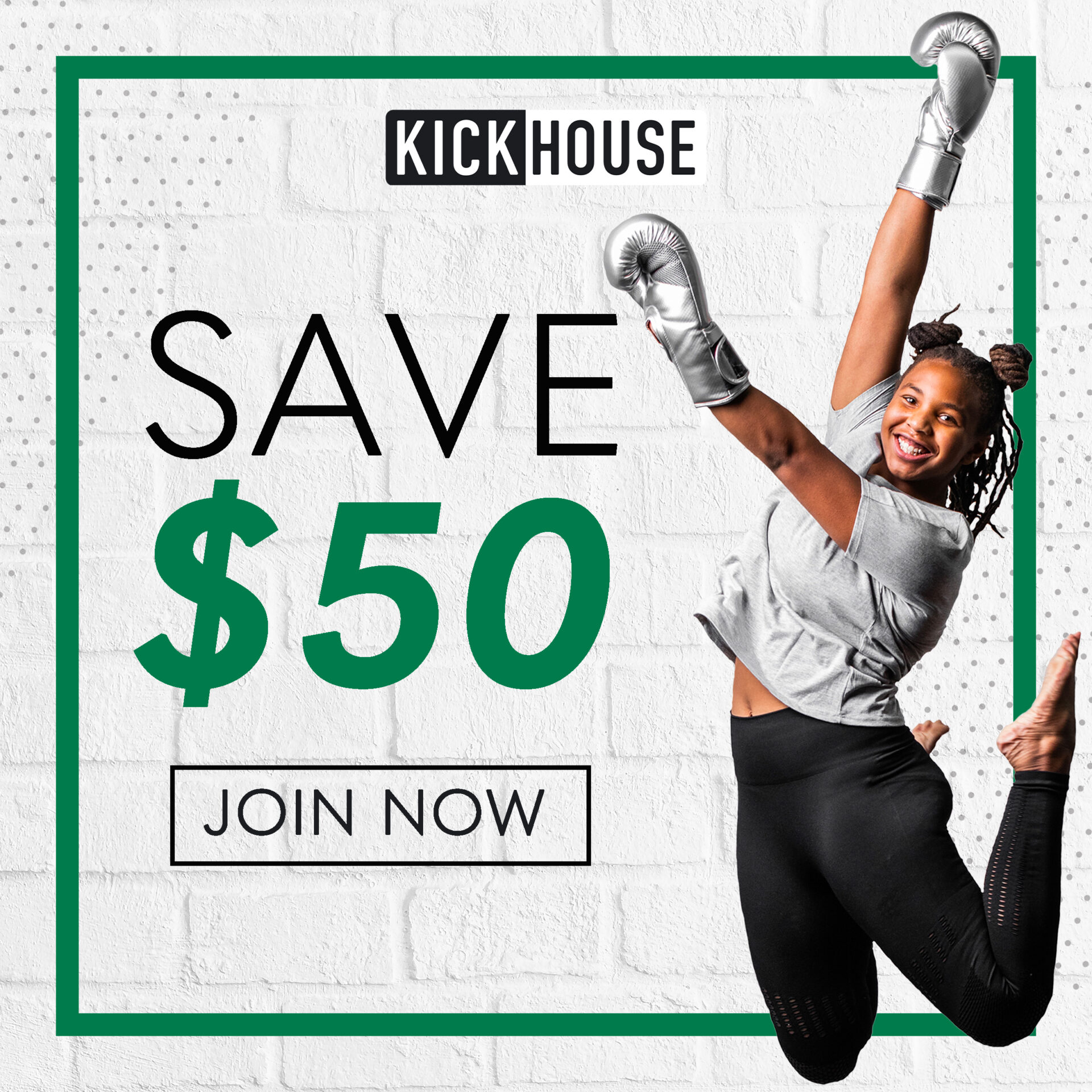Kickboxing Discount Join KickHouse and Save 50!